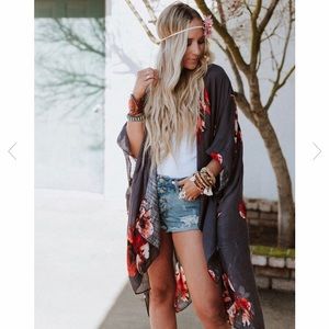 Field of flowers kimono